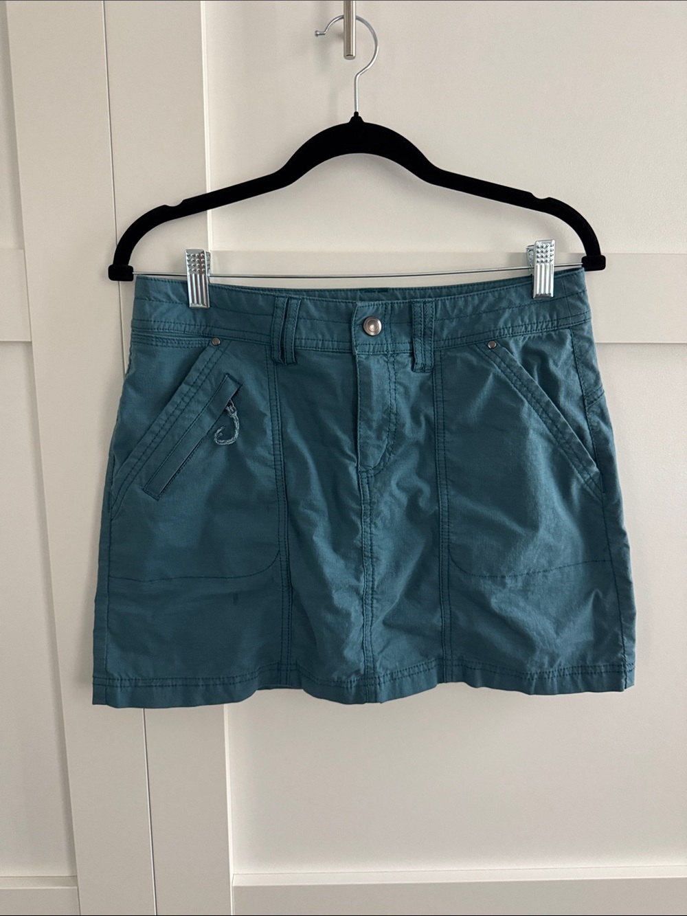 Toad&Co Teal Utility Skort